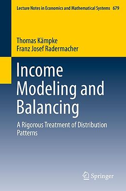 eBook (pdf) Income Modeling and Balancing de Thomas Kämpke, Franz Josef Radermacher