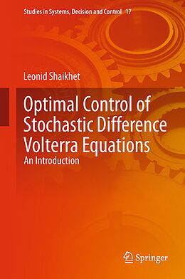 Fester Einband Optimal Control of Stochastic Difference Volterra Equations von Leonid Shaikhet