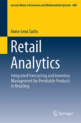 Couverture cartonnée Retail Analytics de Anna-Lena Sachs