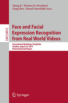 Kartonierter Einband Face and Facial Expression Recognition from Real World Videos von 