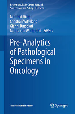 Livre Relié Pre-Analytics of Pathological Specimens in Oncology de 