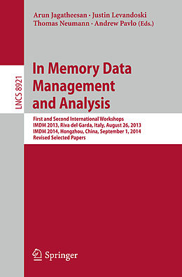 Kartonierter Einband In Memory Data Management and Analysis von 