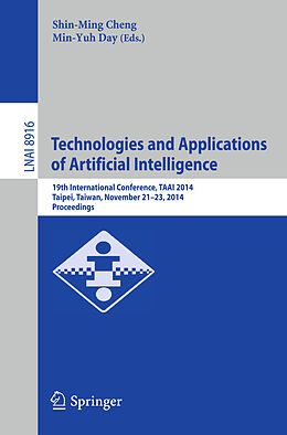 E-Book (pdf) Technologies and Applications of Artificial Intelligence von 