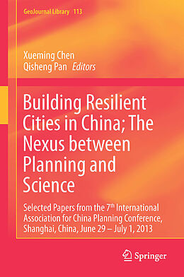 Livre Relié Building Resilient Cities in China: The Nexus between Planning and Science de 