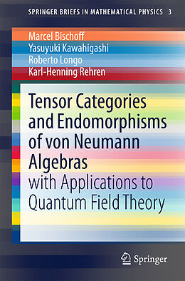 Kartonierter Einband Tensor Categories and Endomorphisms of von Neumann Algebras von Marcel Bischoff, Karl-Henning Rehren, Roberto Longo