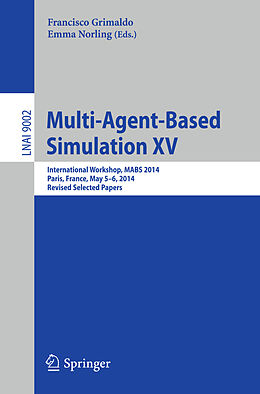 Kartonierter Einband Multi-Agent-Based Simulation XV von 