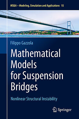 eBook (pdf) Mathematical Models for Suspension Bridges de Filippo Gazzola