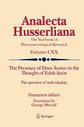 E-Book (pdf) The Presence of Duns Scotus in the Thought of Edith Stein von Francesco Alfieri