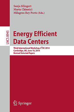 Kartonierter Einband Energy Efficient Data Centers von 