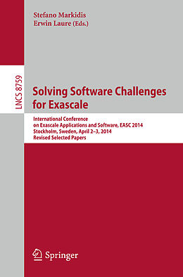 Kartonierter Einband Solving Software Challenges for Exascale von 