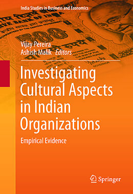 Livre Relié Investigating Cultural Aspects in Indian Organizations de 