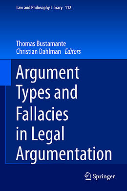 Livre Relié Argument Types and Fallacies in Legal Argumentation de 