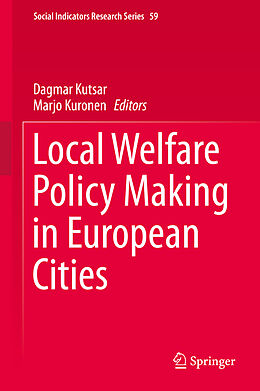 Livre Relié Local Welfare Policy Making in European Cities de 