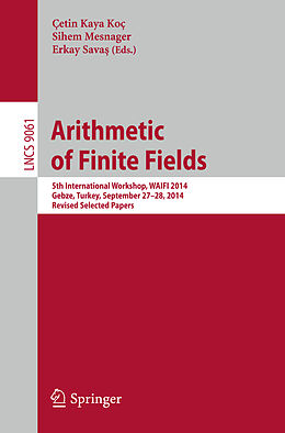 Kartonierter Einband Arithmetic of Finite Fields von 
