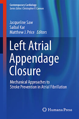 Livre Relié Left Atrial Appendage Closure de 