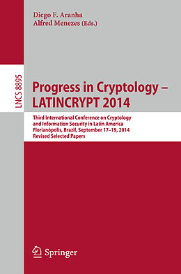 Kartonierter Einband Progress in Cryptology - LATINCRYPT 2014 von 