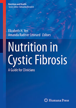 Livre Relié Nutrition in Cystic Fibrosis de 