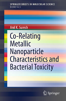 Kartonierter Einband Co-Relating Metallic Nanoparticle Characteristics and Bacterial Toxicity von Anil K. Suresh