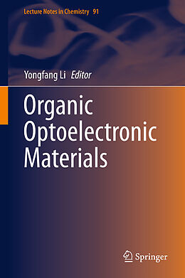 Livre Relié Organic Optoelectronic Materials de 