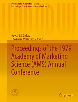 E-Book (pdf) Proceedings of the 1979 Academy of Marketing Science (AMS) Annual Conference von 