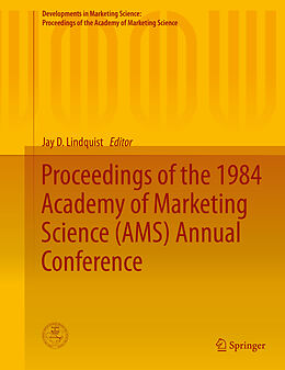 Fester Einband Proceedings of the 1984 Academy of Marketing Science (AMS) Annual Conference von 