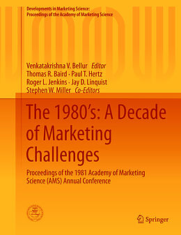 Fester Einband The 1980 s: A Decade of Marketing Challenges von 