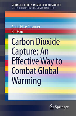 Kartonierter Einband Carbon Dioxide Capture: An Effective Way to Combat Global Warming von Bin Gao, Anne Elise Creamer