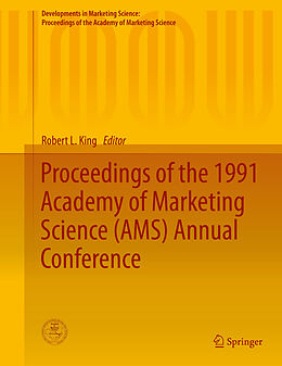 E-Book (pdf) Proceedings of the 1991 Academy of Marketing Science (AMS) Annual Conference von 