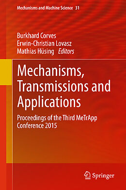 Fester Einband Mechanisms, Transmissions and Applications von 