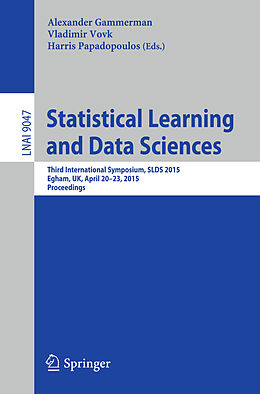 Kartonierter Einband Statistical Learning and Data Sciences von 
