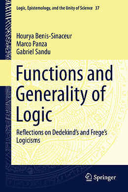 Fester Einband Functions and Generality of Logic von Hourya Benis-Sinaceur, Gabriel Sandu, Marco Panza