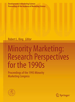 Fester Einband Minority Marketing: Research Perspectives for the 1990s von 