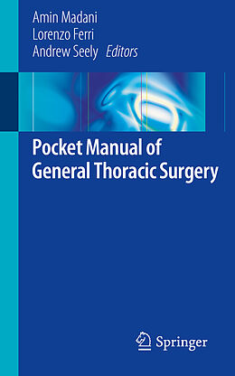 E-Book (pdf) Pocket Manual of General Thoracic Surgery von 