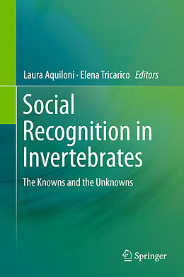 Livre Relié Social Recognition in Invertebrates de 