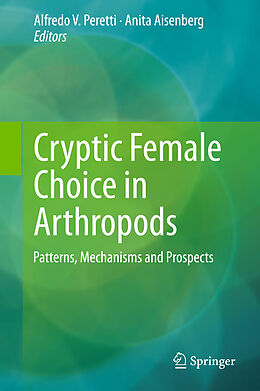 Livre Relié Cryptic Female Choice in Arthropods de 