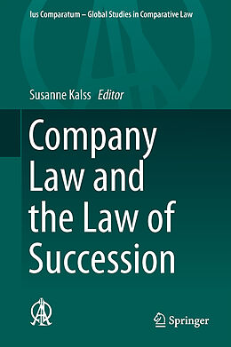 Fester Einband Company Law and the Law of Succession von 
