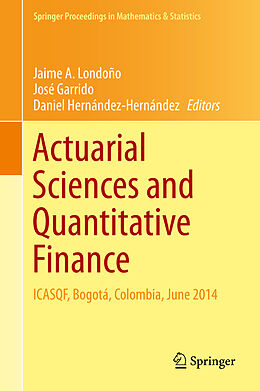 Fester Einband Actuarial Sciences and Quantitative Finance von 