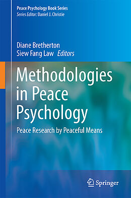 Livre Relié Methodologies in Peace Psychology de 