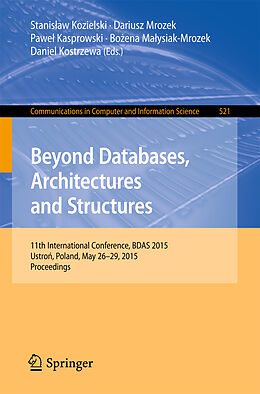 E-Book (pdf) Beyond Databases, Architectures and Structures von 