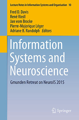 Couverture cartonnée Information Systems and Neuroscience de 