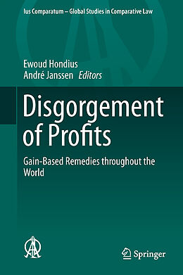Livre Relié Disgorgement of Profits de 