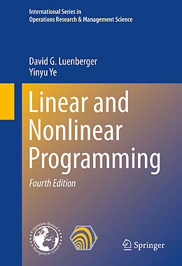 E-Book (pdf) Linear and Nonlinear Programming von David G. Luenberger, Yinyu Ye