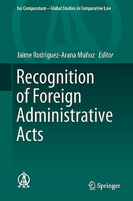 Fester Einband Recognition of Foreign Administrative Acts von 