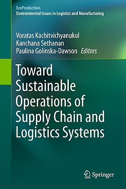 eBook (pdf) Toward Sustainable Operations of Supply Chain and Logistics Systems de 