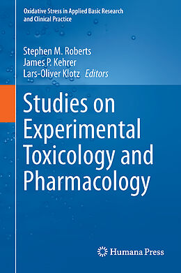 Livre Relié Studies on Experimental Toxicology and Pharmacology de 