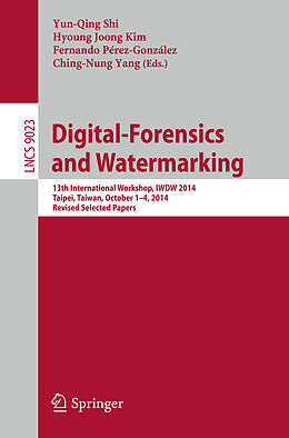 Kartonierter Einband Digital-Forensics and Watermarking von 