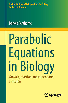 Couverture cartonnée Parabolic Equations in Biology de Benoît Perthame