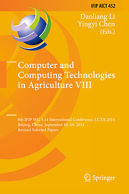 Fester Einband Computer and Computing Technologies in Agriculture VIII von 