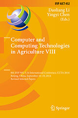 E-Book (pdf) Computer and Computing Technologies in Agriculture VIII von 
