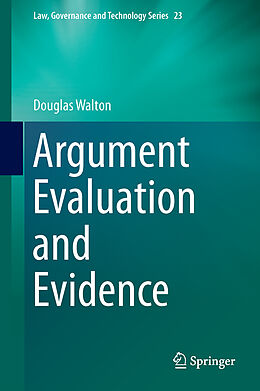 Fester Einband Argument Evaluation and Evidence von Douglas Walton